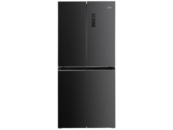 Beko Side-By-Side, Silberfarben, Metall, 2 Schublade(n) Schubladen, 79x18x70 cm, No-Frost, Temperaturanzeige, Innenraumbeleuchtung, Küchen, Küchenelektrogeräte, Kühl- & Gefrierschränke, Kühlschränke, Side-by-Side Kühlschränke