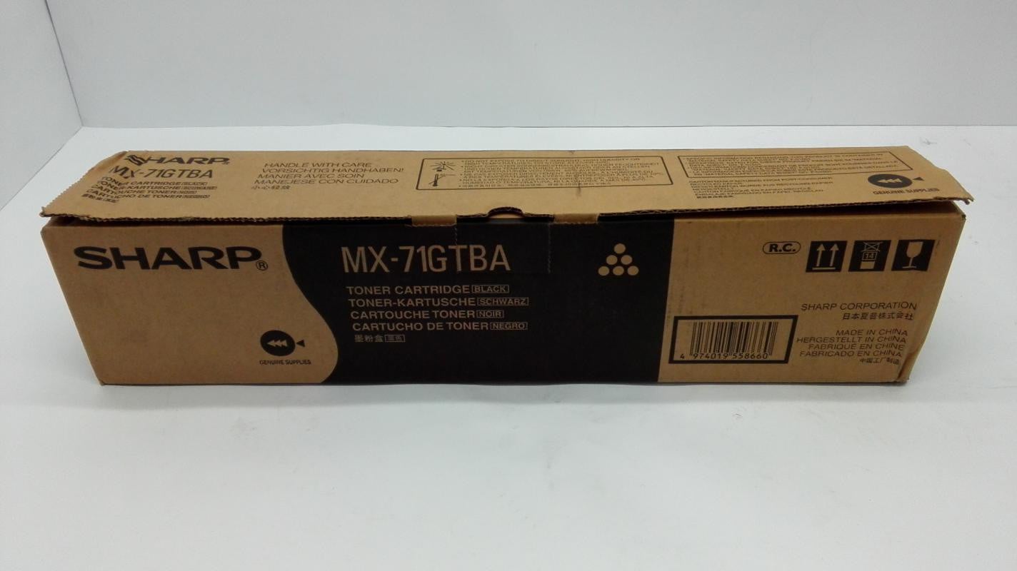Sharp MX71GTBA vervangende tonerkartouche voor Sharp MX6201, zwart, capaciteit: 42.000 pagina's