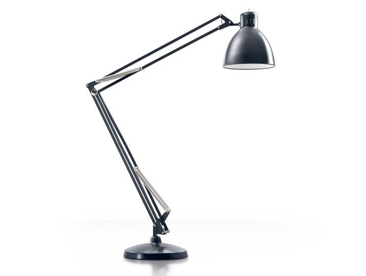 LEUCOS lampadaire THE GREAT JJ (Bleu mica mat - Aluminium)