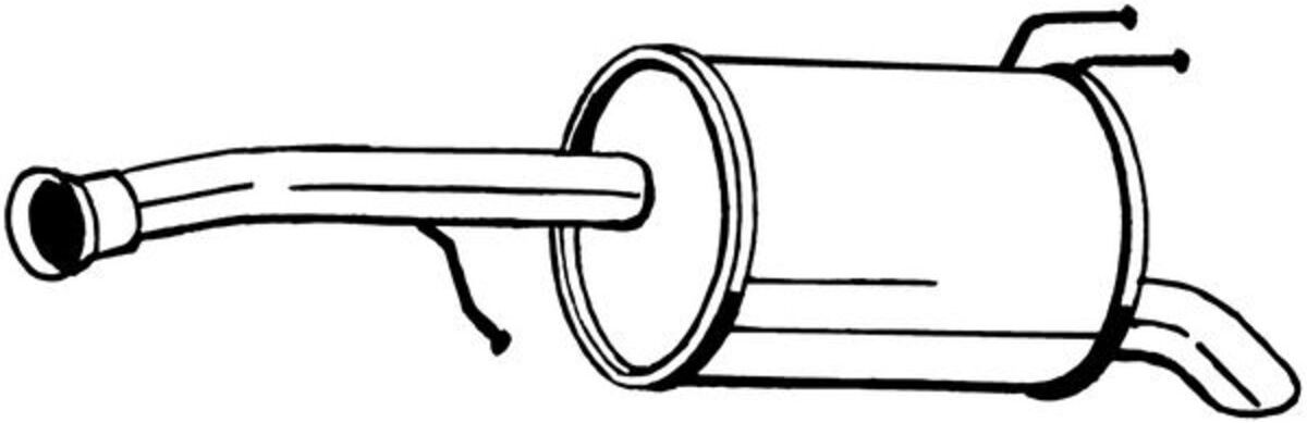 Bosal Silenziatore posteriore 165-073