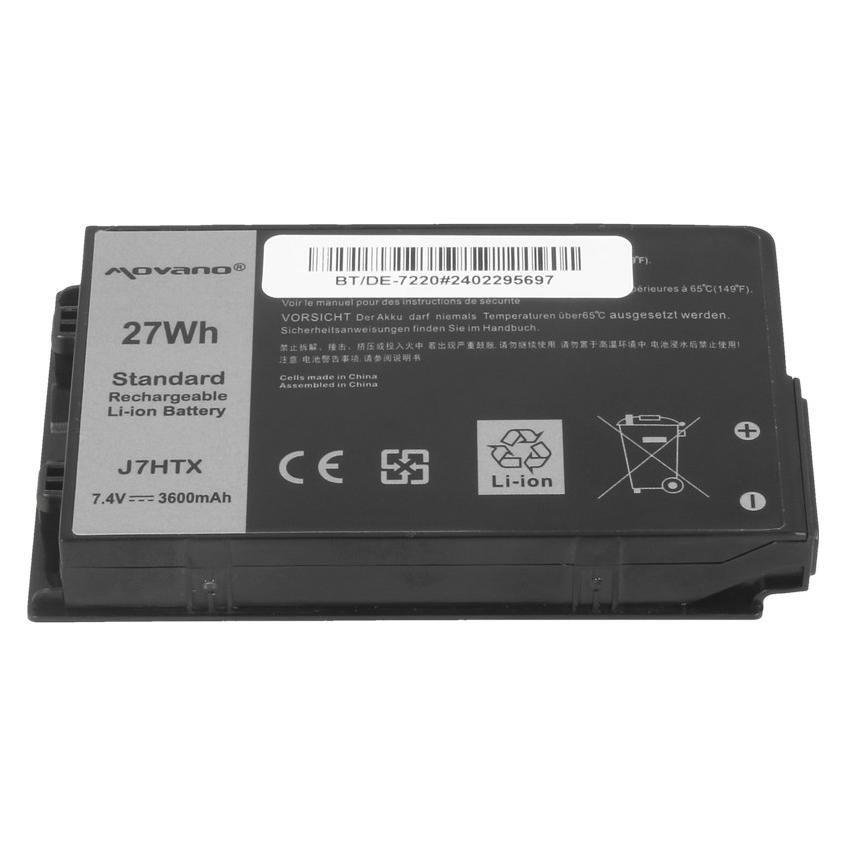 Movano Bateria Bateria J7HTX Dell Latitude 12 Rugged 7202 7212 7220 Tablet (3600 mAh) (BT/DE-7220)
