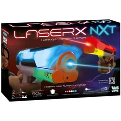 Laser X YesToys, Set 2 Laser-X NXT Pistolen, Reichweite