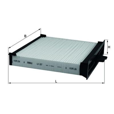 MAHLE Filter, Innenraumluft LA 227 für RENAULT