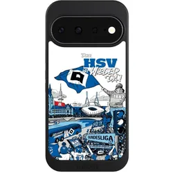 Nivocase Hülle für Google Pixel 11 Handyhülle NIVOcore Case Schwarz Aufstieg Hamburger SV Offizielles (Google Pixel 11), Smartphone Hülle, Schwarz