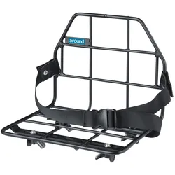 Around Gepäckträger hinten Aluminium schwarz