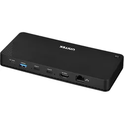 Unitek Przełącznik Kvm 4k Hub USB 11 Portów, KVM Switch, Schwarz