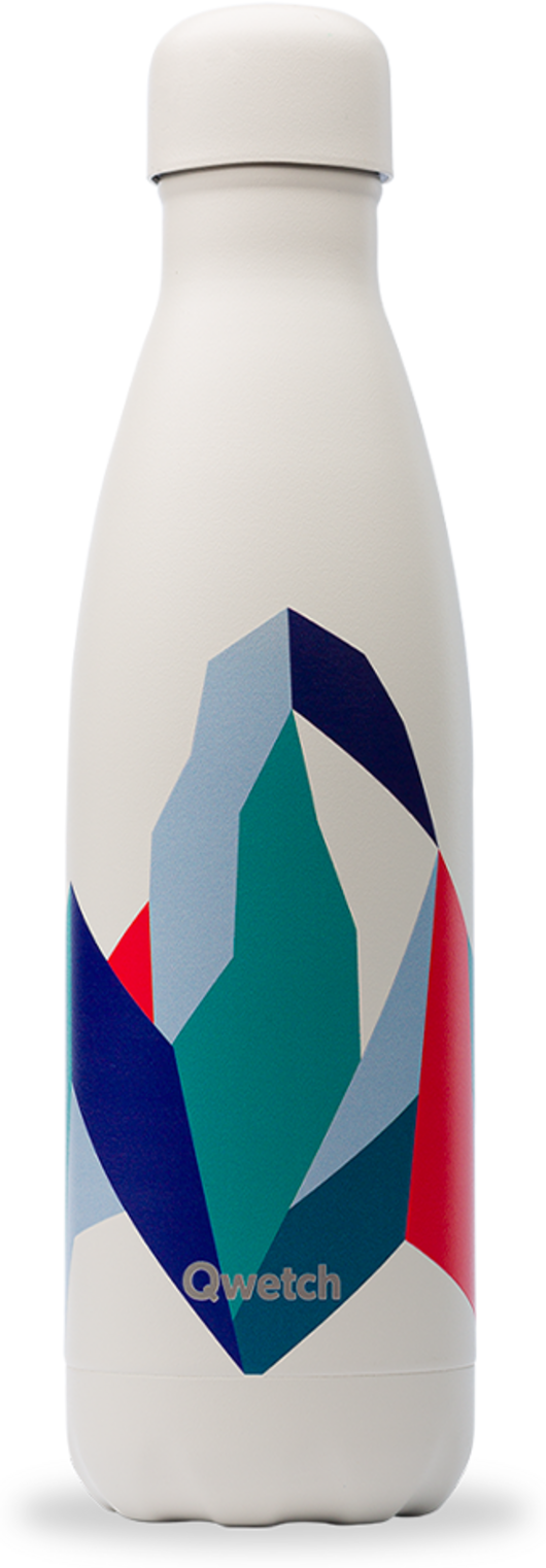 Isolierflasche 50Cl - QWETCH, recycelter Edelstahl, doppelwandig - Kusmi Tea