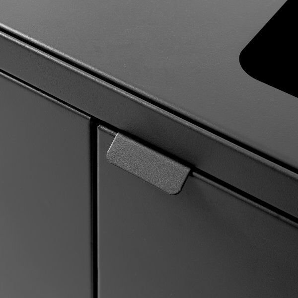 Bica 950 Affaldsstation, 4 Spande, Antracit