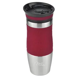 Milu Isolierbecher-Set to go (3-ltg.) - 370 ml - rot