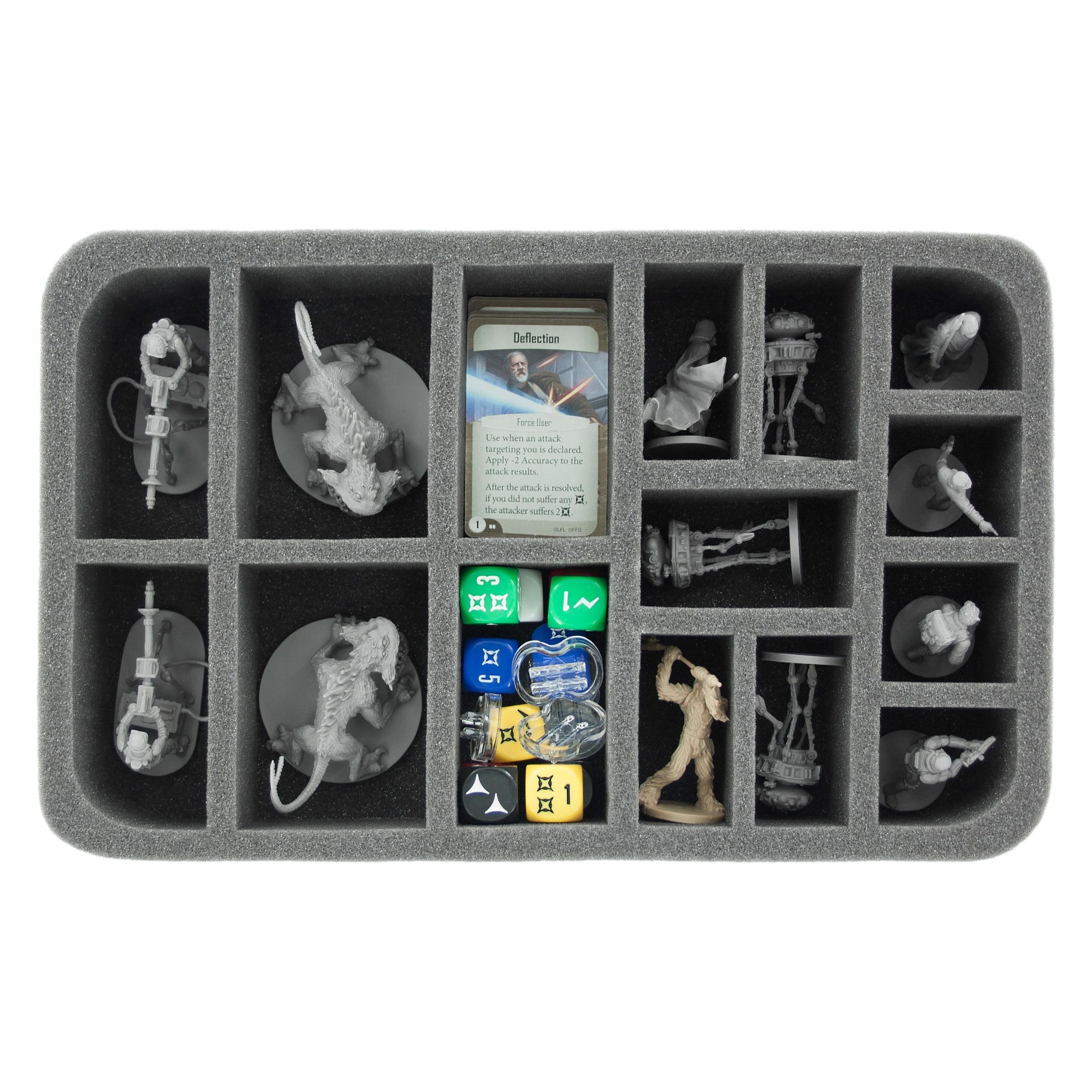 Feldherr HS050IA03 - 50 mm Half-Size Schaumstoff für 15 Star Wars Imperial Assault Modelle (Schaumstoff) (HS050IA03)