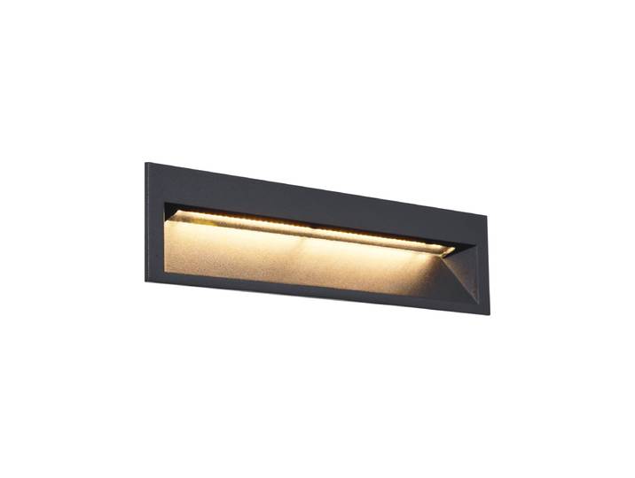 Applique Murale Encastrée Moderne Noire 28cm avec LED IP65 - Mert