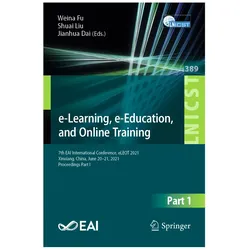 e-Learning, e-Education, and Online Training, Fachbücher von Weina Fu, Shuai Liu, Jianhua Dai