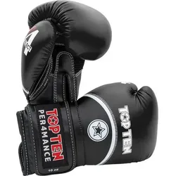 TOP TEN Boxhandschuhe „4Select“, Größe 12 oz in Schwarz Schwarz