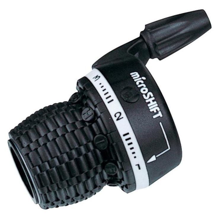 Micro Shift Microshift Shifty, Links, 3 -Row, kompatibel mit Shimano, Twist Shifter, Indexierung (neu) (MSH-MS25-LI)
