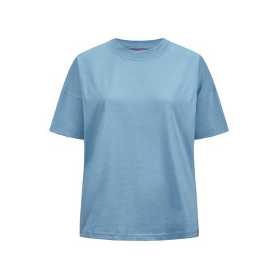 T-Shirt SALZHAUT "Shirt LEEV", Damen, Gr. S, blau (ice blau), Obermaterial: 100% Baumwolle CO., Shirts T-Shirt