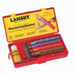Lansky Deluxe Diamond, Messerschärfer, Violett, Grau, Bronze, Schwarz