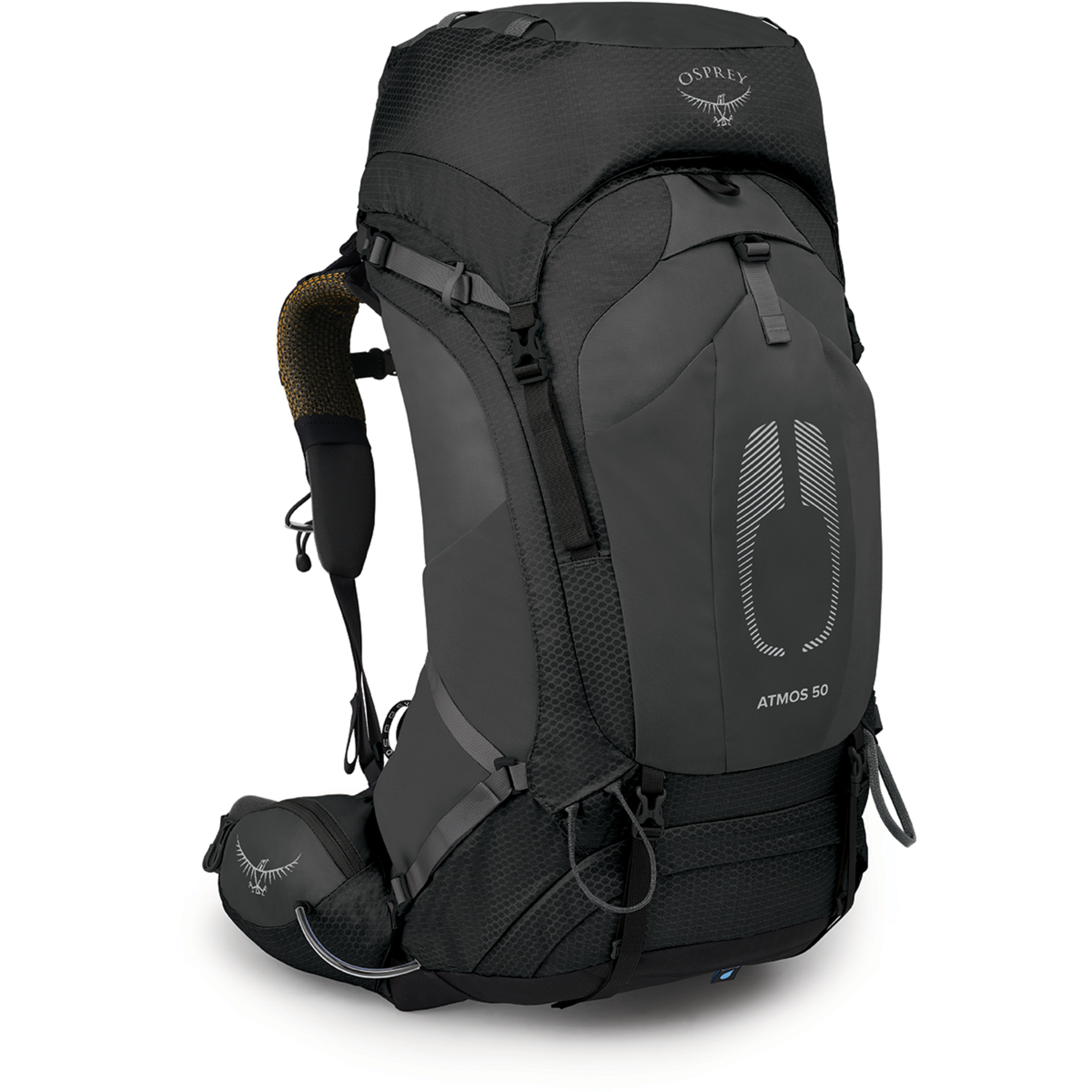 Osprey Atmos AG 50 Trekkingrucksäcke schwarz Größe 50L | S-M Trekking Wasserabweisend