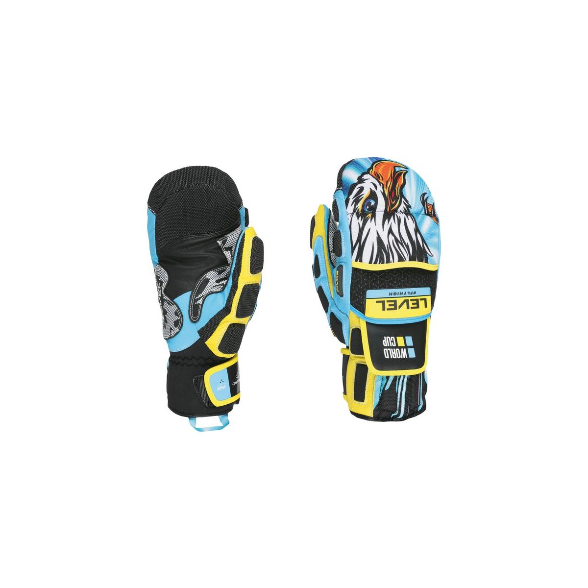 Level Worldcup CF Mitten yellow-blue (70) 10 3004UM-70-10