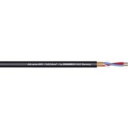Sommer Cable 200-0051 Mikrofonkabel 2 x 0.34 mm² + 2 x 0.34 mm² Schwarz Meterware
