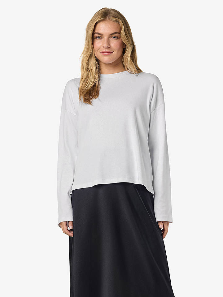 Noisy may Longsleeve in Weiß - M
