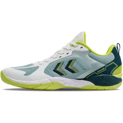 hummel Speed Court Hallenschuhe 9990 - white/green/yellow 49