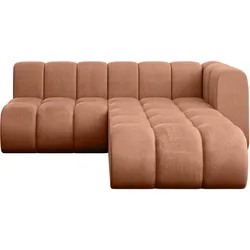 ECKSOFA modulares Sofa Darnel-L1 - 205x177x70 cm Apricot
