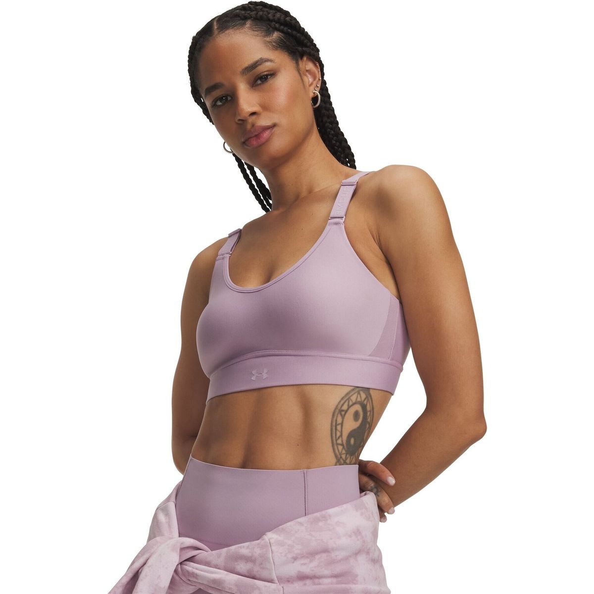 Under Armour Infinity Mid 2.0 Bra pink mauve pink (698) S A-C 1384123-698-S A-C