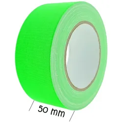 Klebeband Gewebeband Neon Grün 50mm x 25m Textilband Markierungsband Signalband