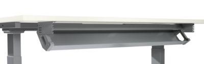 Schäfer Shop Select Kabelwanne aus Stahl, 1200 mm, anthrazit, für Tische ab Breite 1600 mm