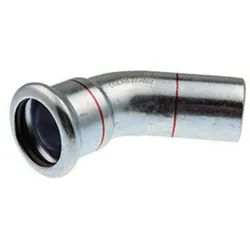 Logafix C-Stahl Bogen 45° i/a 54 M-Kontur