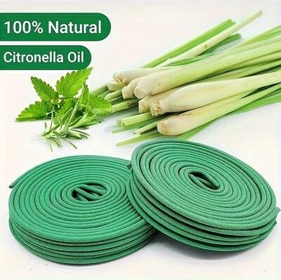 Inspired Finds LumaLeaf 48 Piece Lemongrass Scented Candle Set With Stand Natural Outdoor Candle Collection 48pcs
