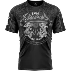 8Weapons, Unisex, Sportshirt, Funktionelles T-Shirt, Tiger Yant (XL), Schwarz