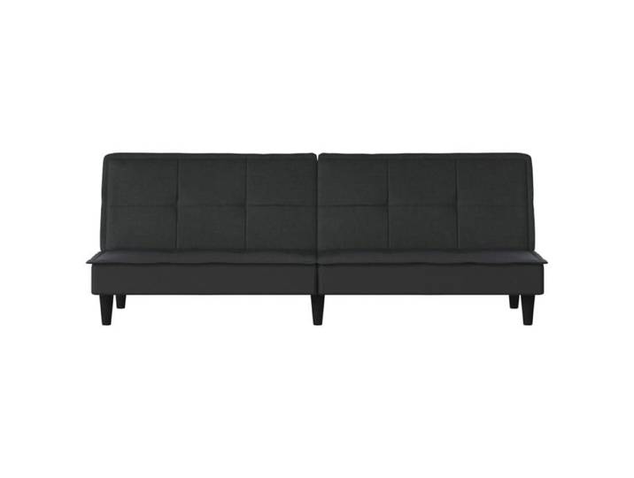 Canapé convertible/Fauteuil - NANAS - CLIC-CLAC/Sofa-lit - noir tissu 200x89x70cm C1560705