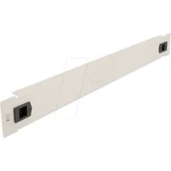 DELOCK 66630 - Blindabdeckung 19", werkzeugfrei, 1 HE, grau