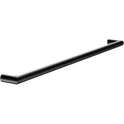 Keuco Reva Badetuchhalter 12801370800 schwarz matt, 800 mm, mit integrierten Haken