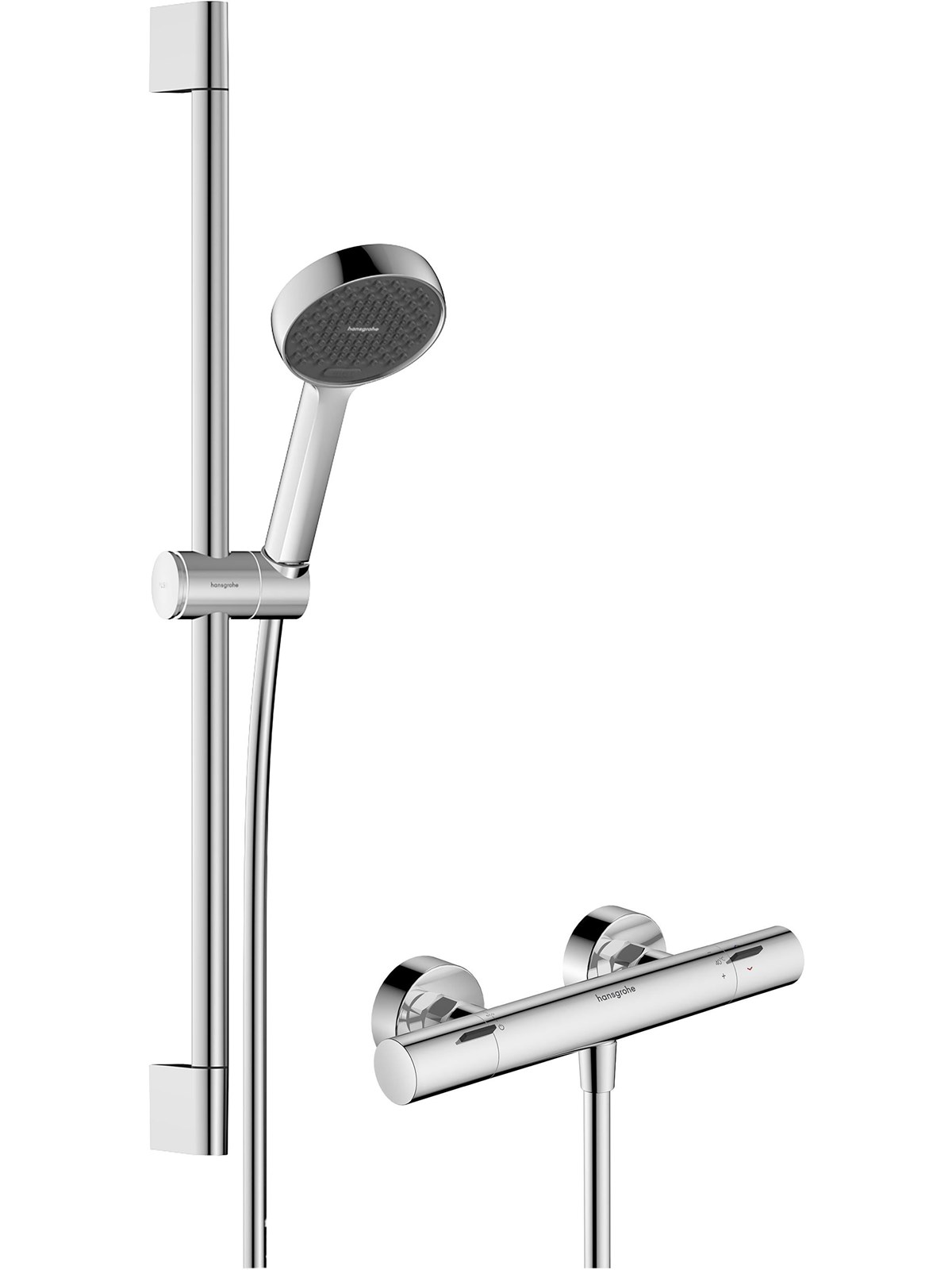 Hansgrohe activera select s shower system for exposed installation