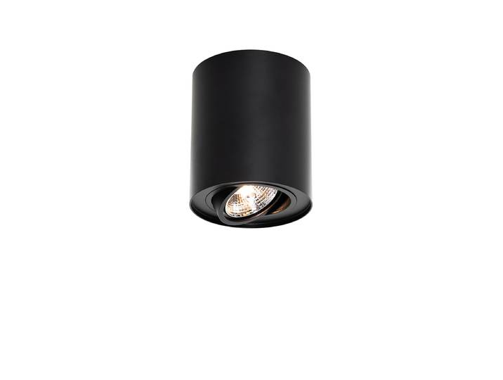 Spot de plafond moderne noir orientable et inclinable AR70 -