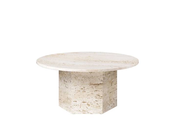 GUBI Table basse Epic White, Ø80