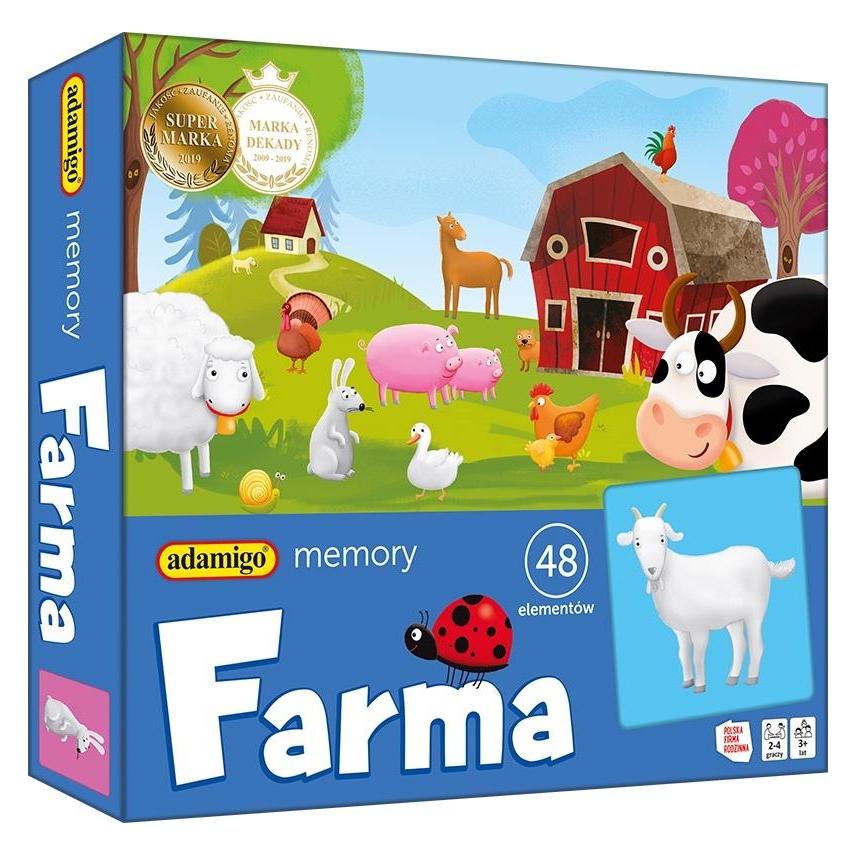 Adamigo Memory Farm-Spiel (1 Spieler) (7875)