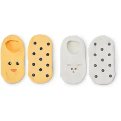 Tchibo - 2 Paar Hausschuhslippersocken - Kinder - Gr. 39-42 - creme