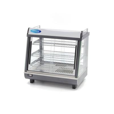 Warmhaltevitrine für Lebensmittel - 96L - 67,5cm - 3 Regale -. Maxima