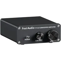 Fosi Audio TP-02, Stereoverstärker, Schwarz