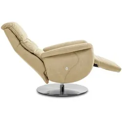Segmüller Werkstätten Sessel Comforte Uno 03 Aida D4 Stoff Beige Creme