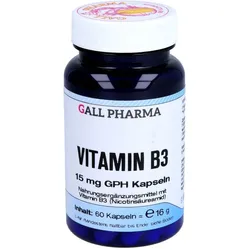 Vitamin B3 15 mg GPH Kapseln
