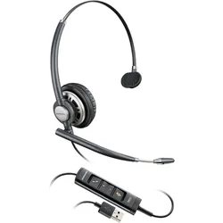 Poly EncorePro HW715 Mono (Kabelgebunden, USB-A), Office Headset, Schwarz
