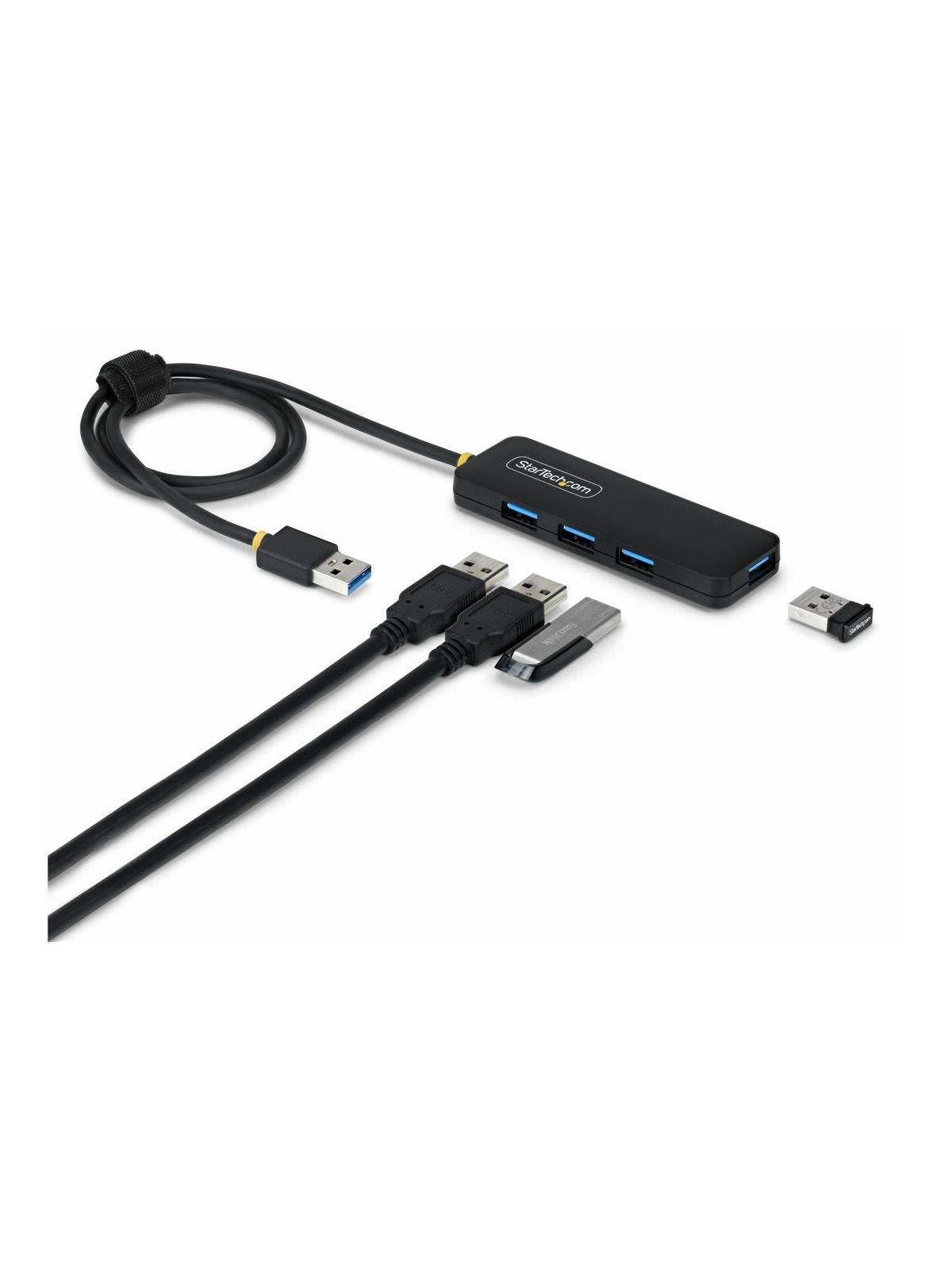 StarTech.com - hub - 4 ports USB-Hubs - USB 3.2 - 4 - Schwarz