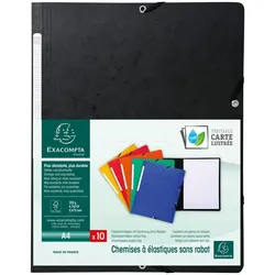 Exacompta, Mappe, Eckspannmappe (A4, 50x)