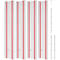 VEVOR Führungsschiene Handkreissäge, inkl. 4 Stk. 700 mm Aluminium-Kreissägeschiene & 3 Verbindungsstücke, kompatibel mit verschiedenen Marken von Tauchsägen, für Holzbearbeitungsprojekte