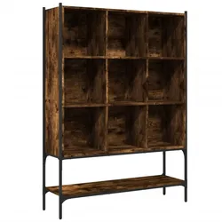 vidaXL Bücherregal Räuchereiche 102x30x141,5 cm Holzwerkstoff