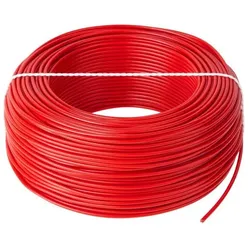 Elektro-Plast LgY 1x2,5 H07V-K roter Draht (0.20 m, 2.50 mm2), Lautsprecherkabel, Rot